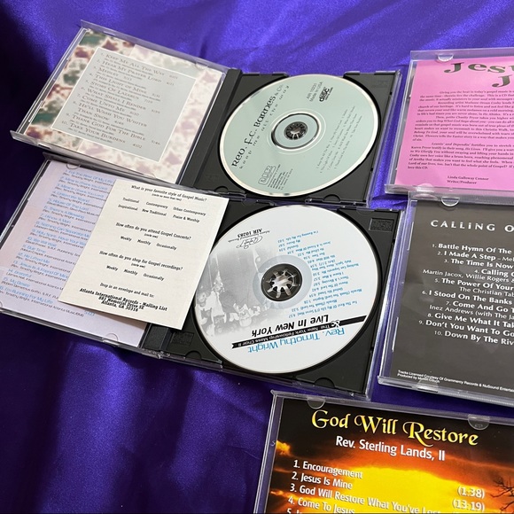 ๐5 CD's Rev Barnes, Rev Wright, Rev Lands, Young Adult Choir, Calling Lord - Picture 14 of 15